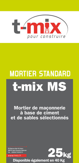 t-mix Mortier standard bâtard - t-mix : pour construire